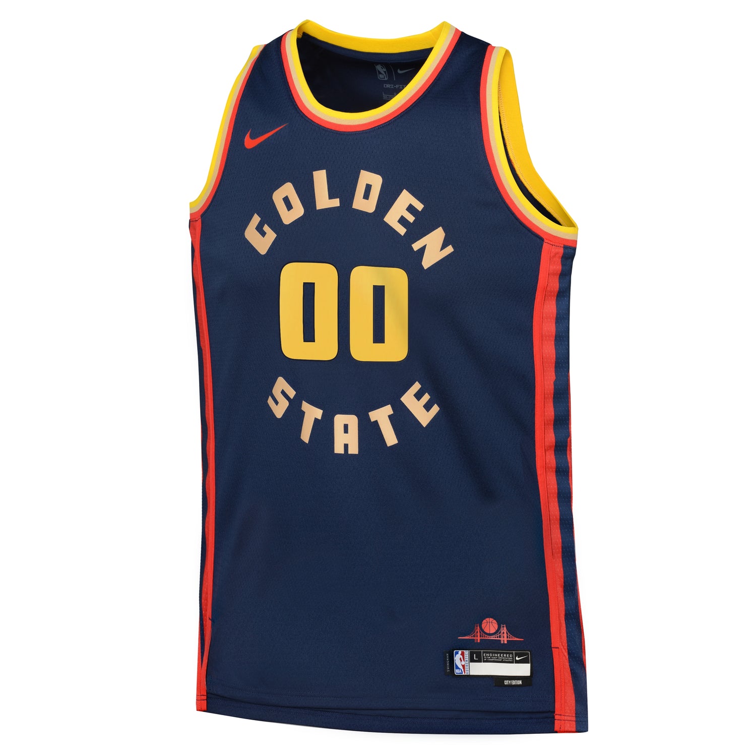 Gs Warriors Kuminga City Edition Jersey (Big Kid)