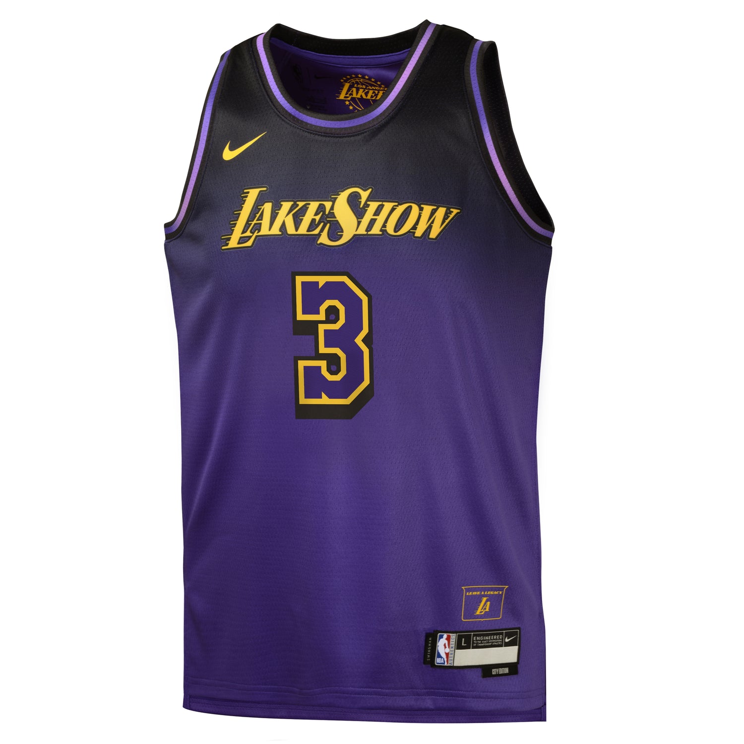 La Lakers Davis City Edition Jersey (Big Kid)