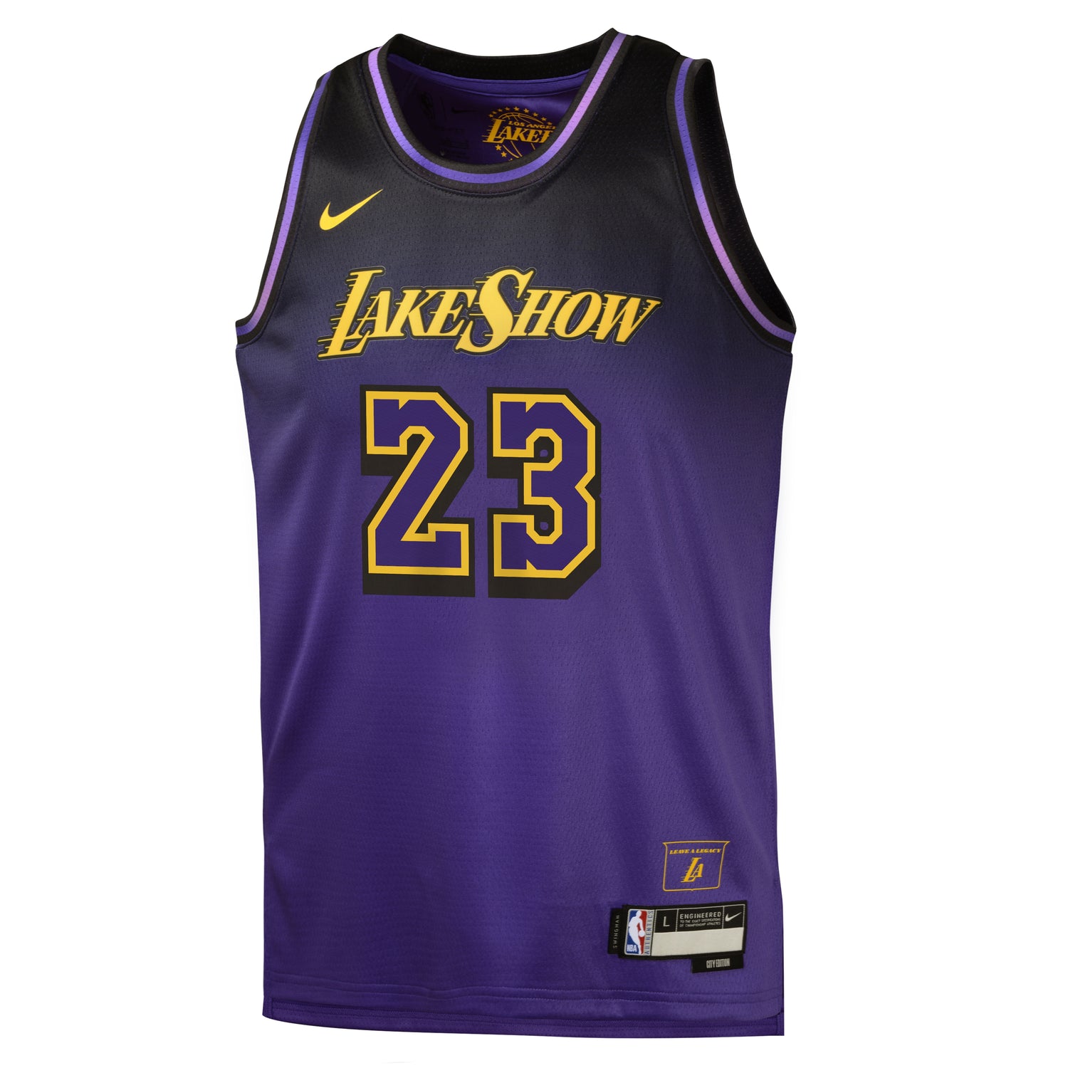 La Lakers Lebron City Edition Jersey (Big Kid)