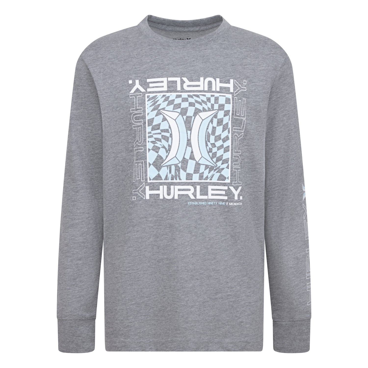 Check Box Long Sleeve Tee (Big Kid)