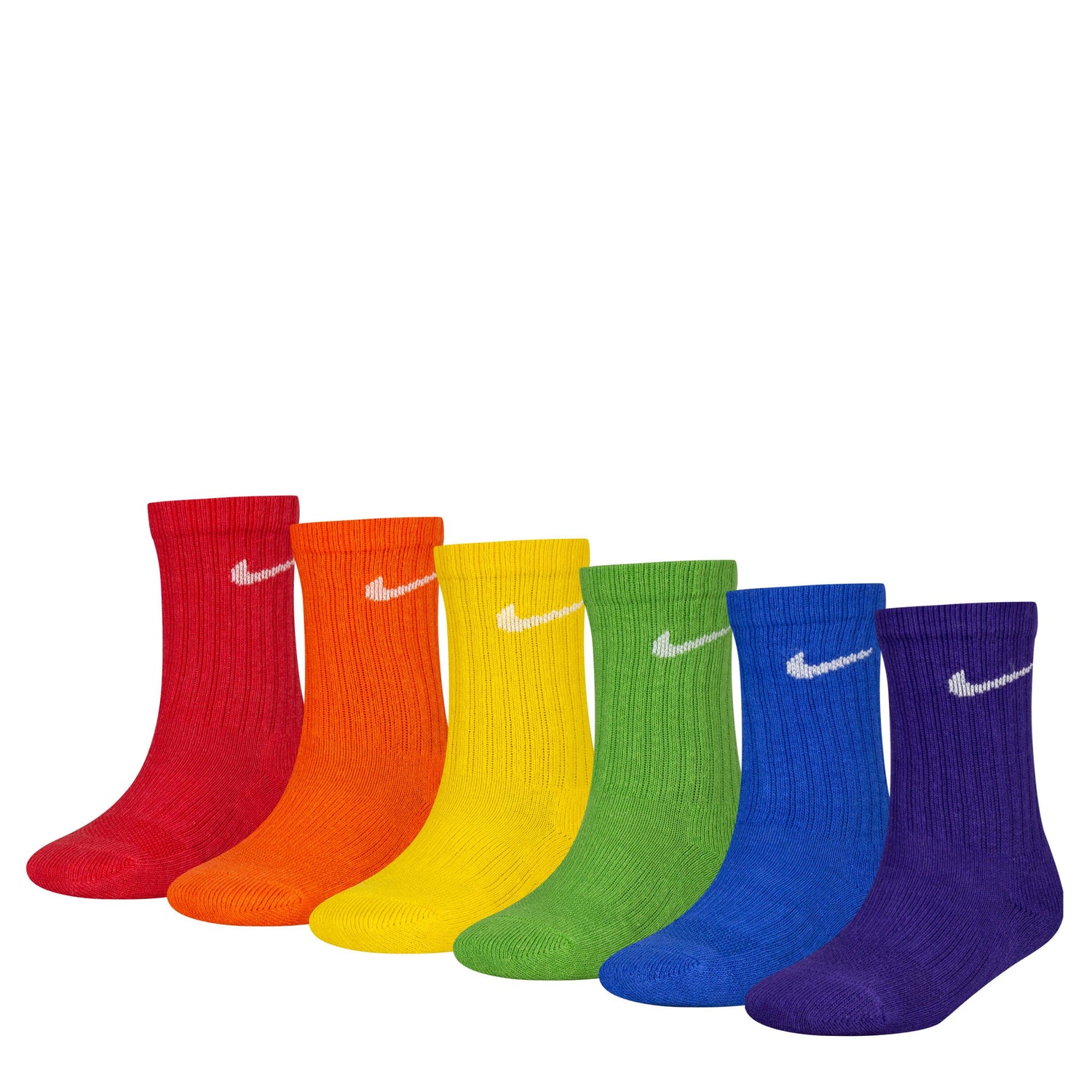 Dri-Fit Performance Basic Crew Socks 6-Pack (4-5)