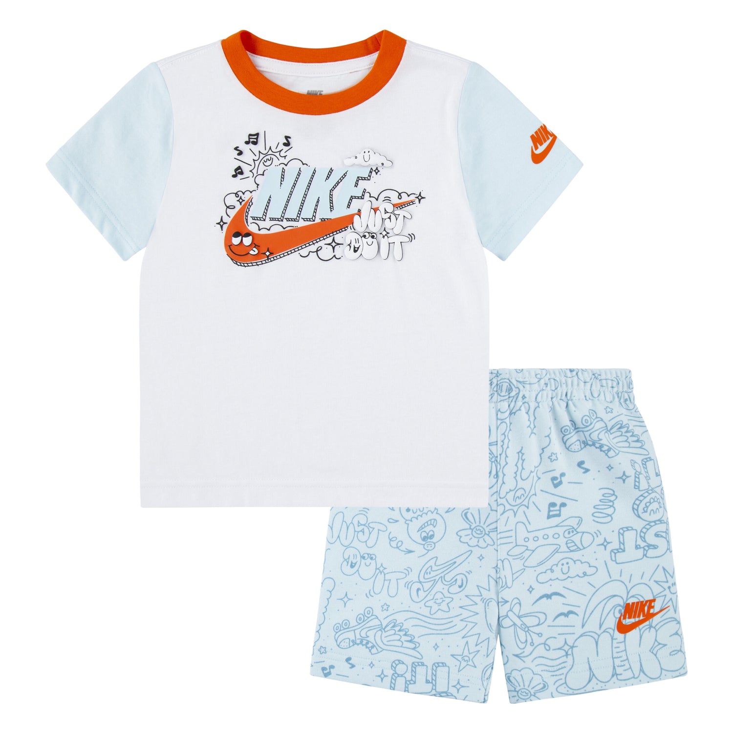 Nsw Coya Tee & French Terry Shorts Set (Toddler)