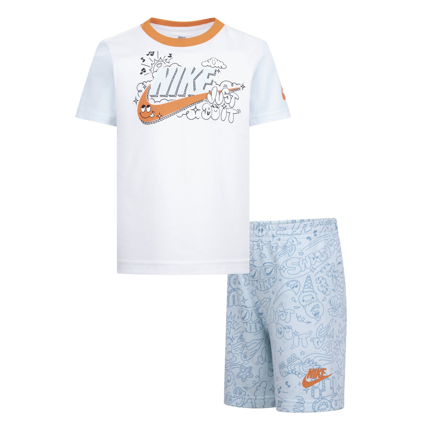 Nsw Coya Tee & French Terry Short Set (Little Kid)