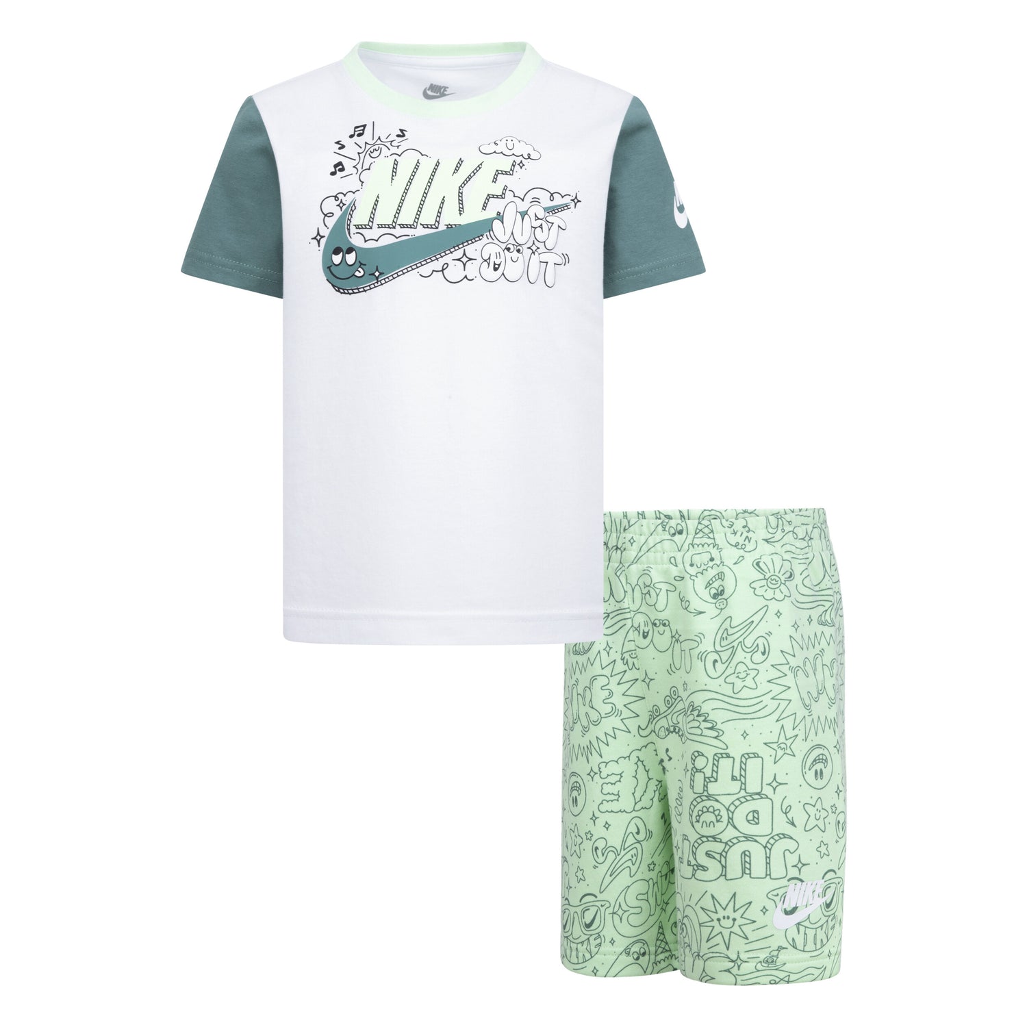 Nsw Coya Tee & French Terry Short Set (Little Kid)