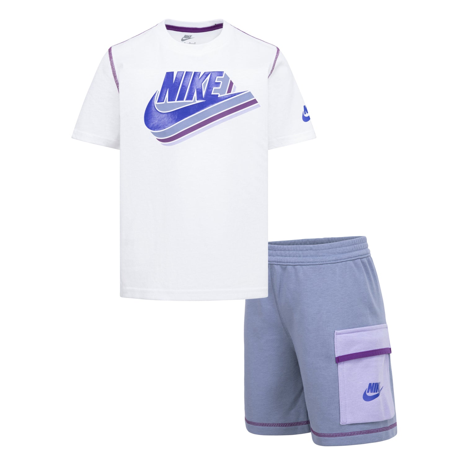 Sportswear Reimagine French Terry Set (Little Kid)