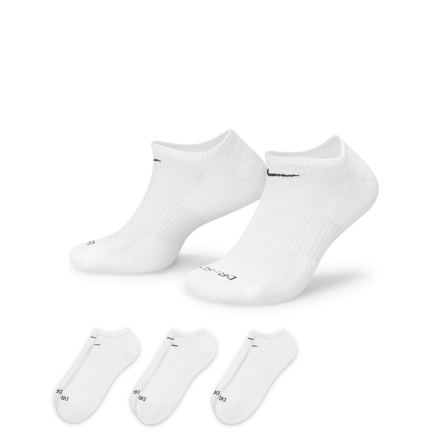 Performance Cushion No Show Socks 3 Pack Small