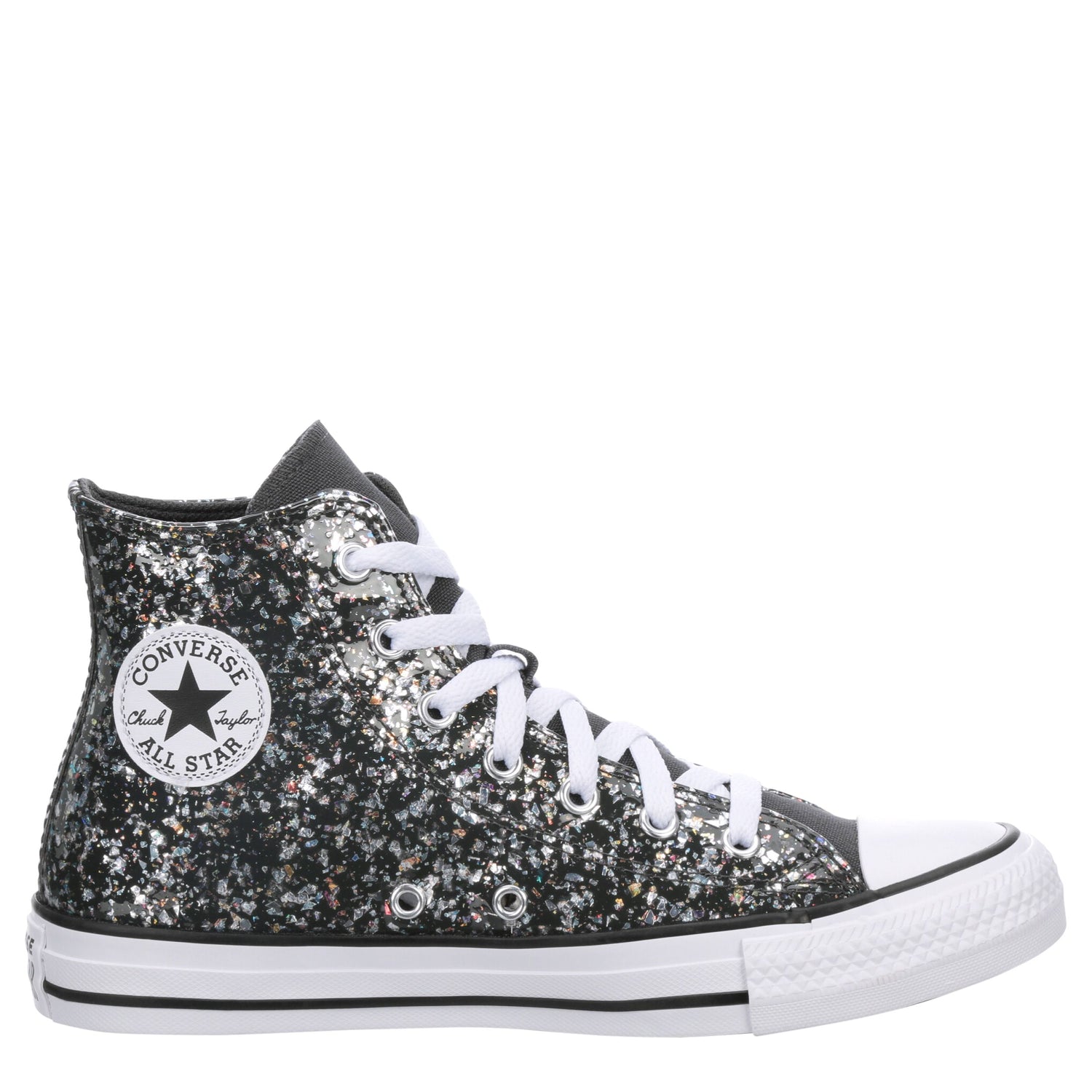 Chuck Taylor All Star Hi Glitter (Big Kid)