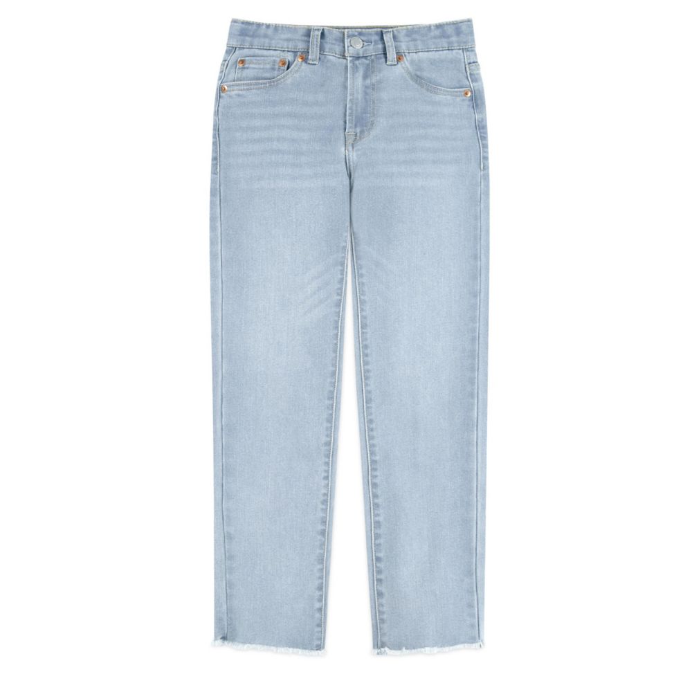 High Rise Ankle Straight Jean (Big Kids)