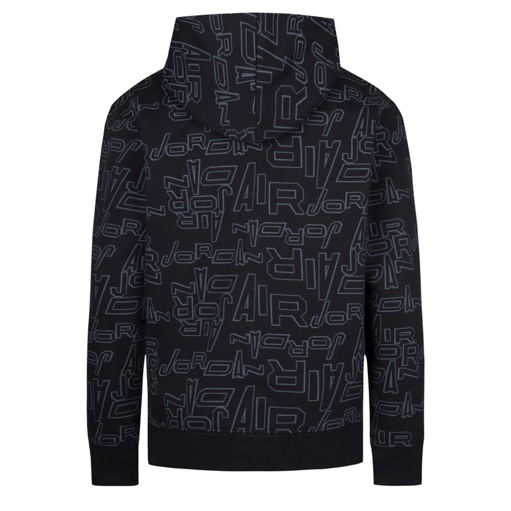 Take Flight Print Hoodie (Big Kid)