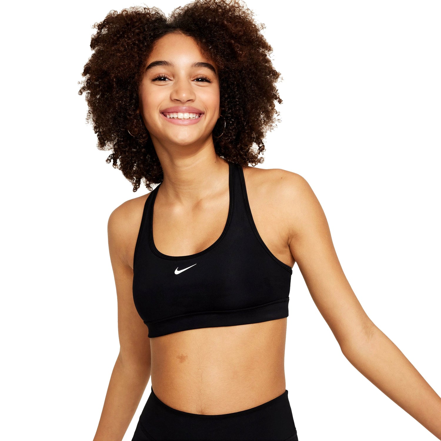 Swoosh Sports Bra (Big Kid)