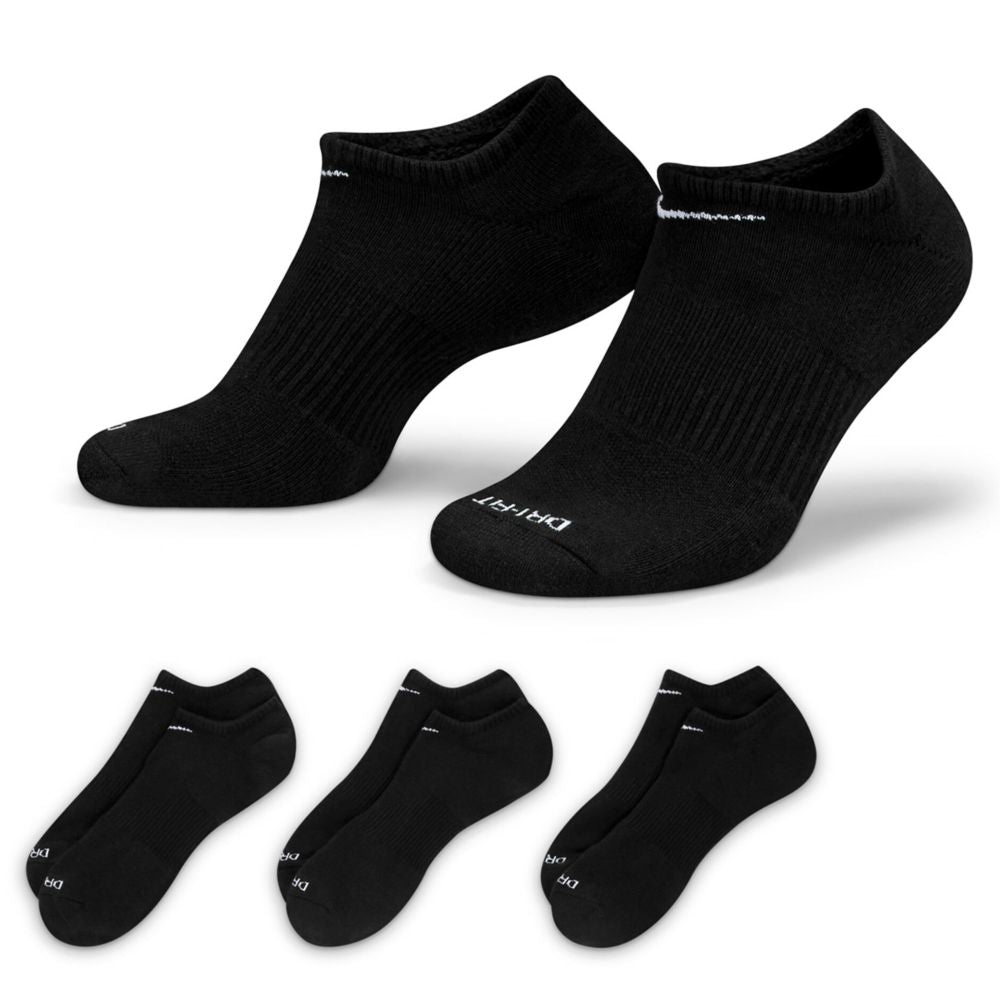 Performance Cushion No Show Socks 3 Pack Small