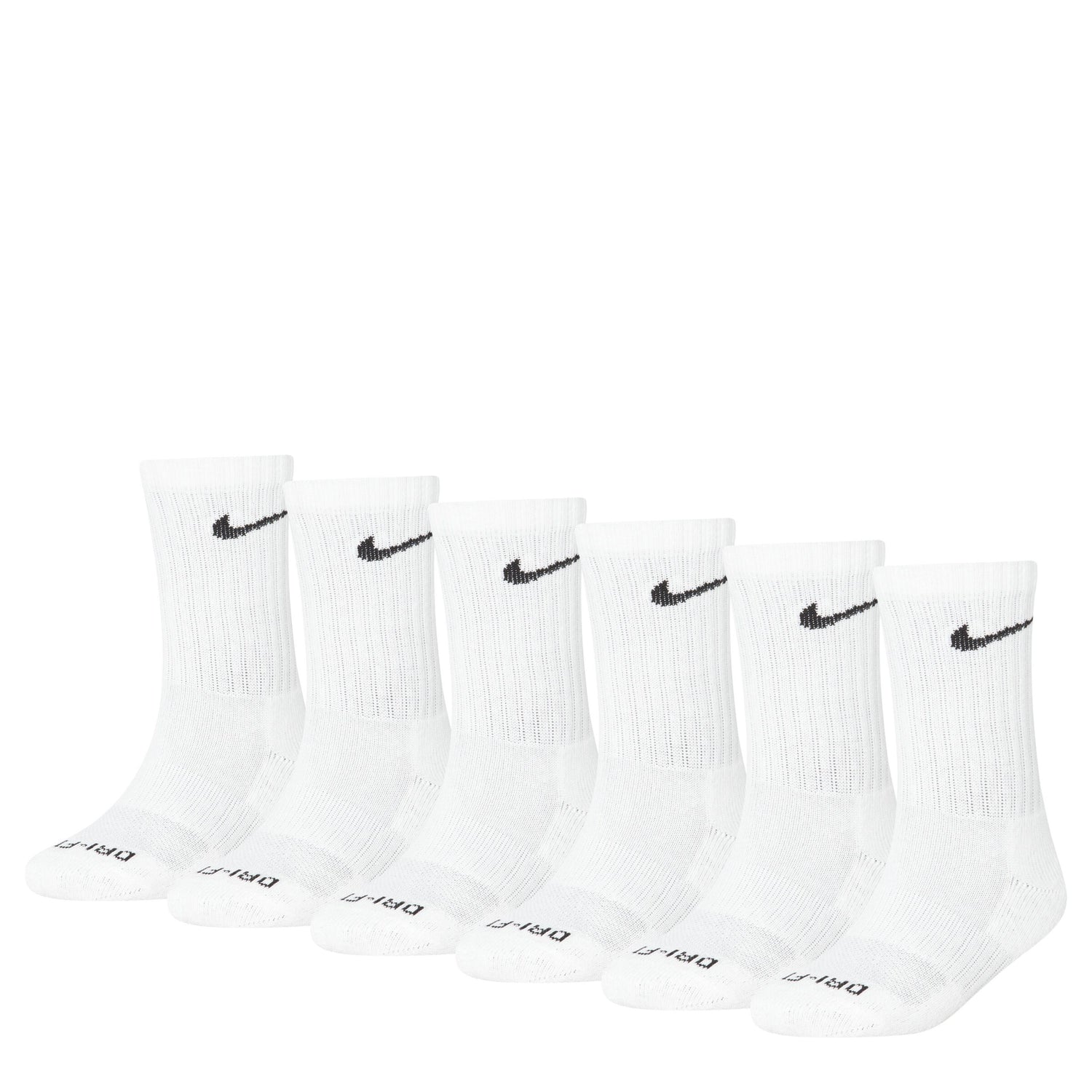 Drifit Performance Basic Crew Socks 6 Pack 5-7