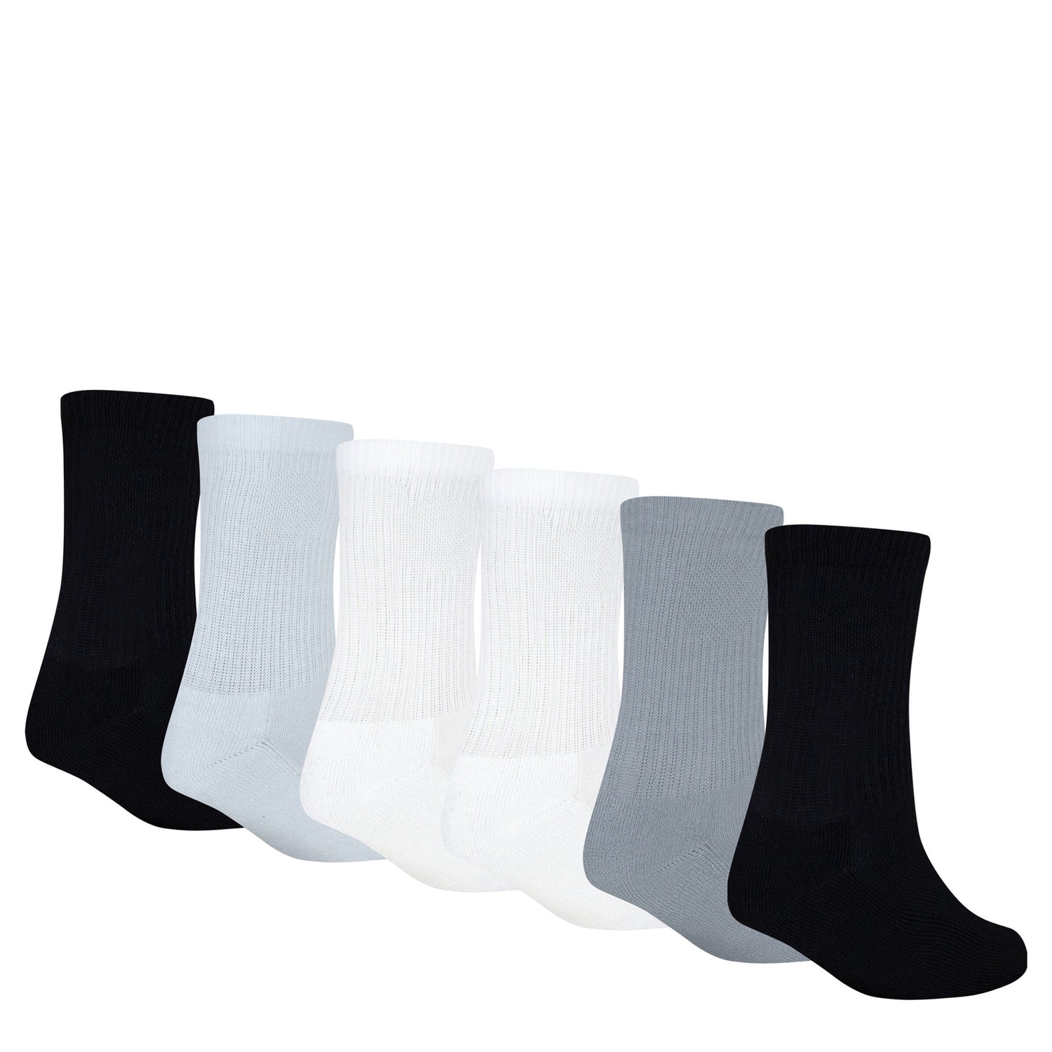 Everyday Essentials Crew 6 Pack Sock (9-11)