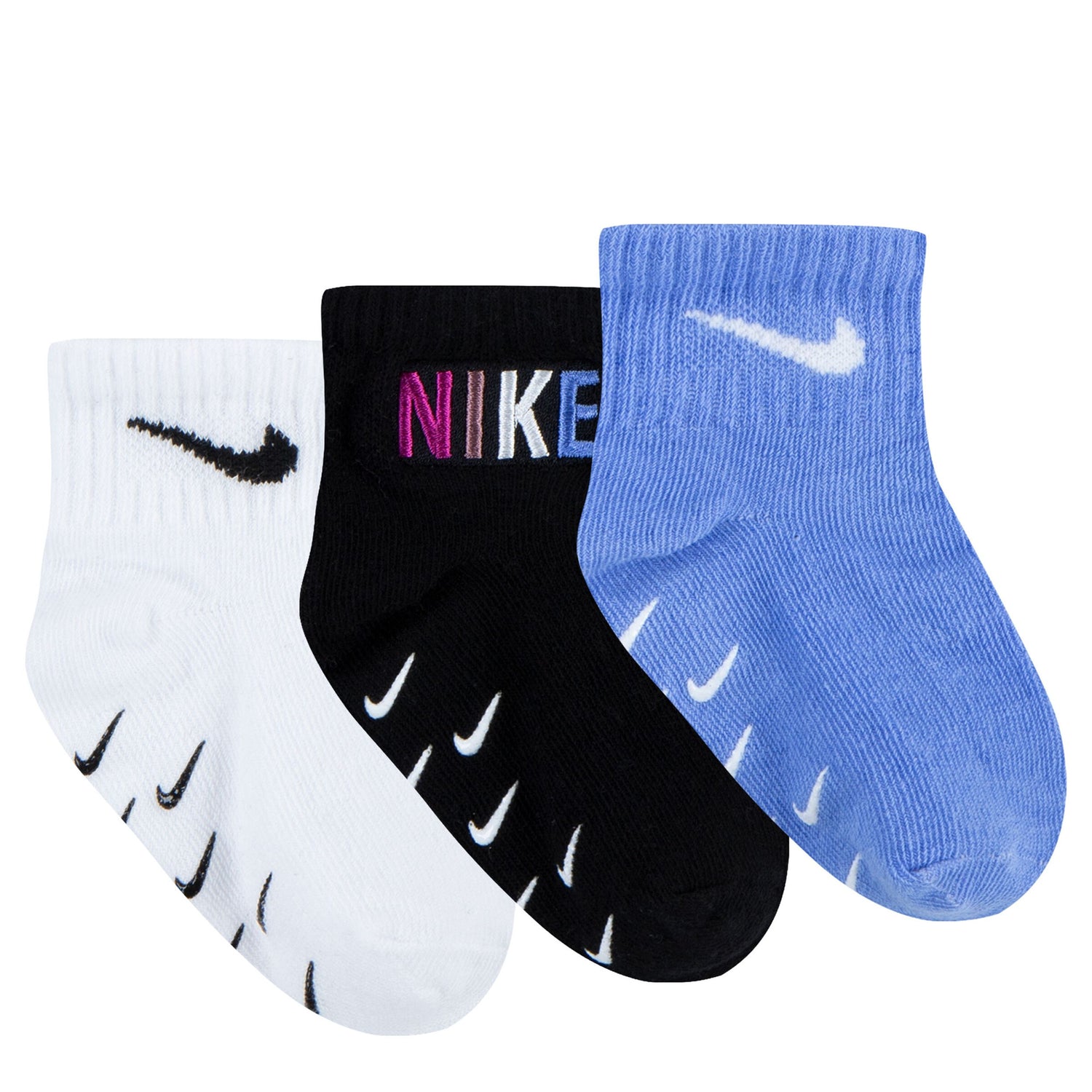 Powder Play 3Pk Ankle Sock (6-12)