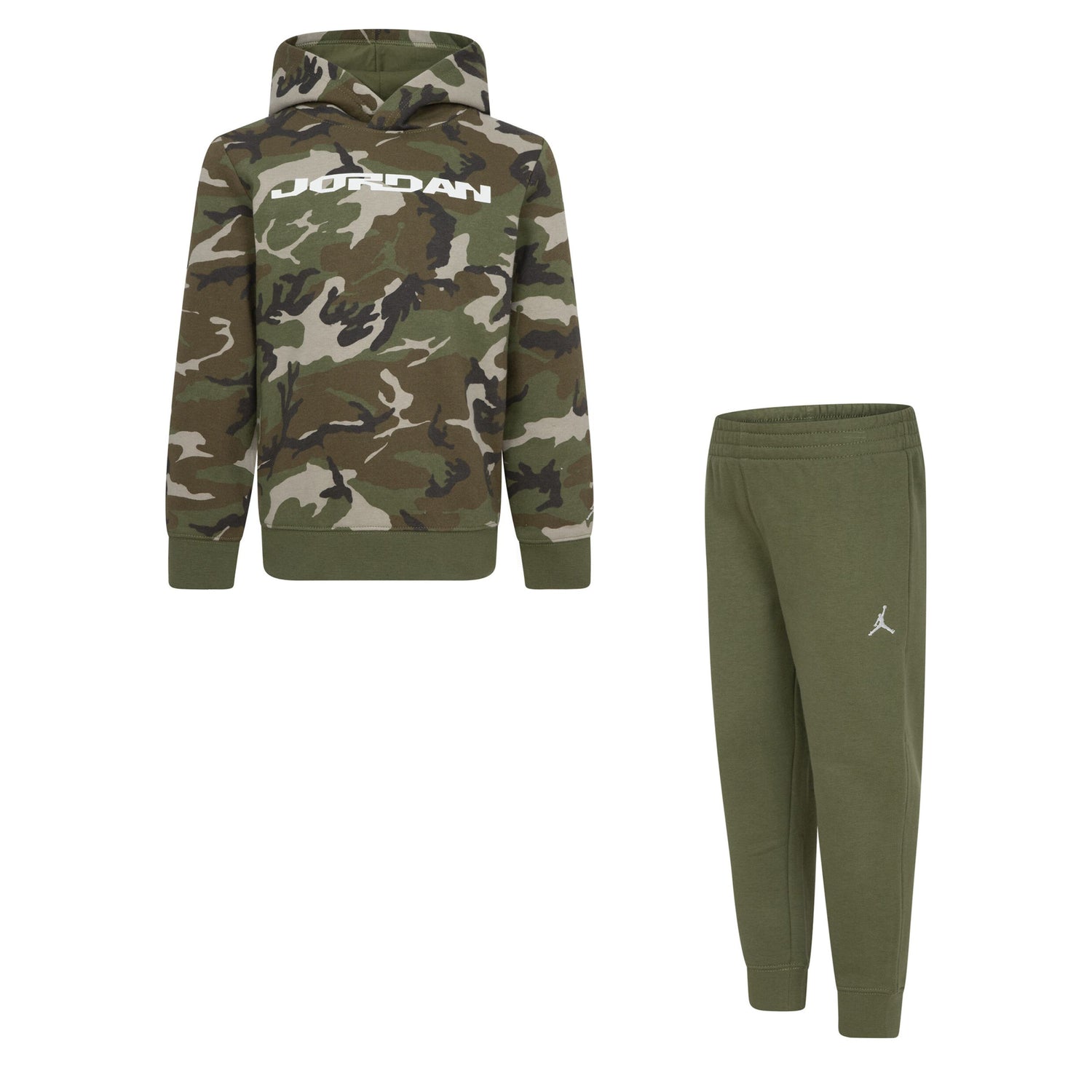 Camo Pullover Hoodie & Jogger Set (Little Kid)