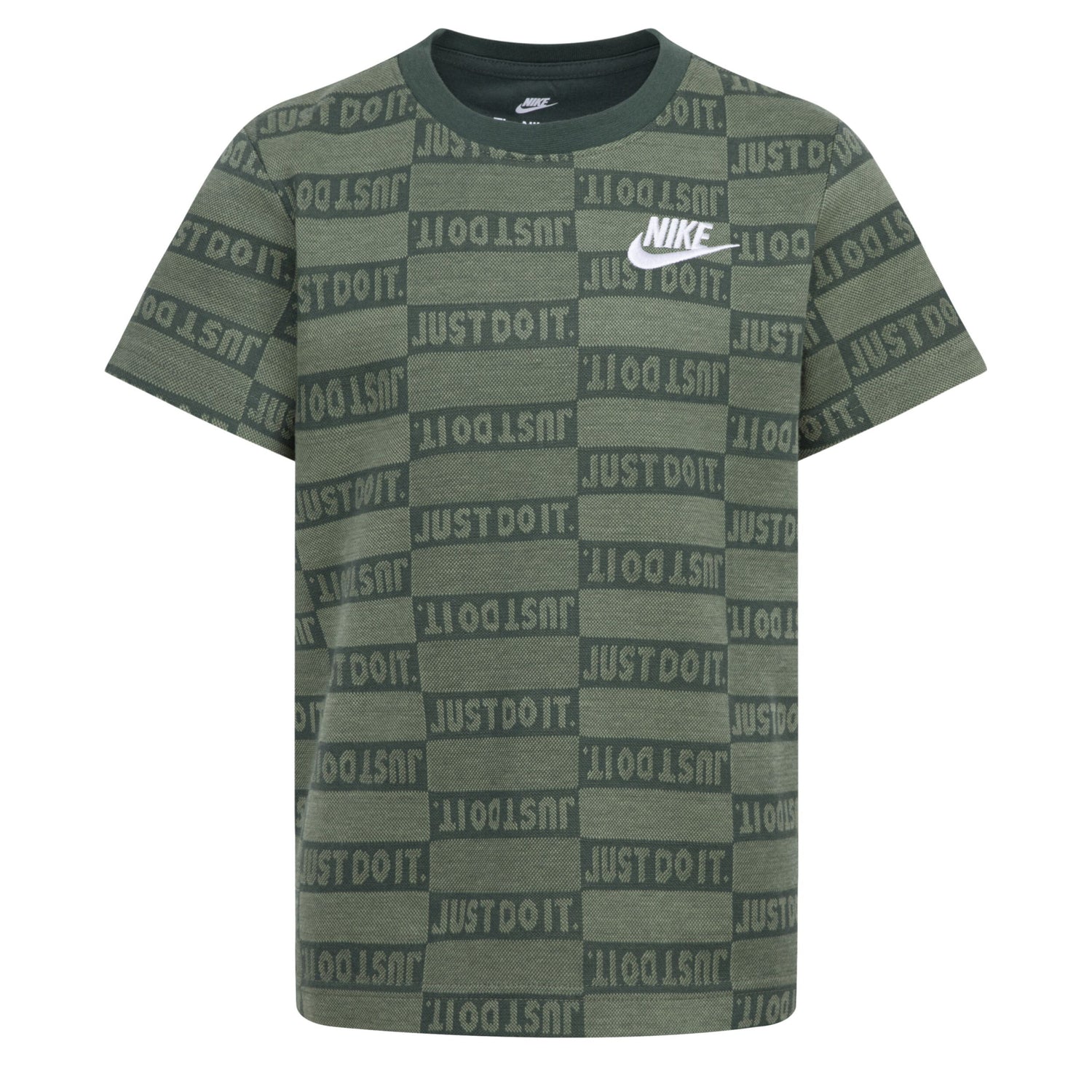 Allover Jacquard Just Do It Tee (Little Kid)