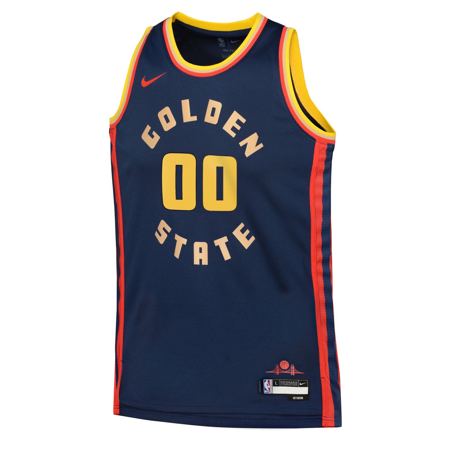 Gs Warriors Kuminga City Edition Jersey (Big Kid)