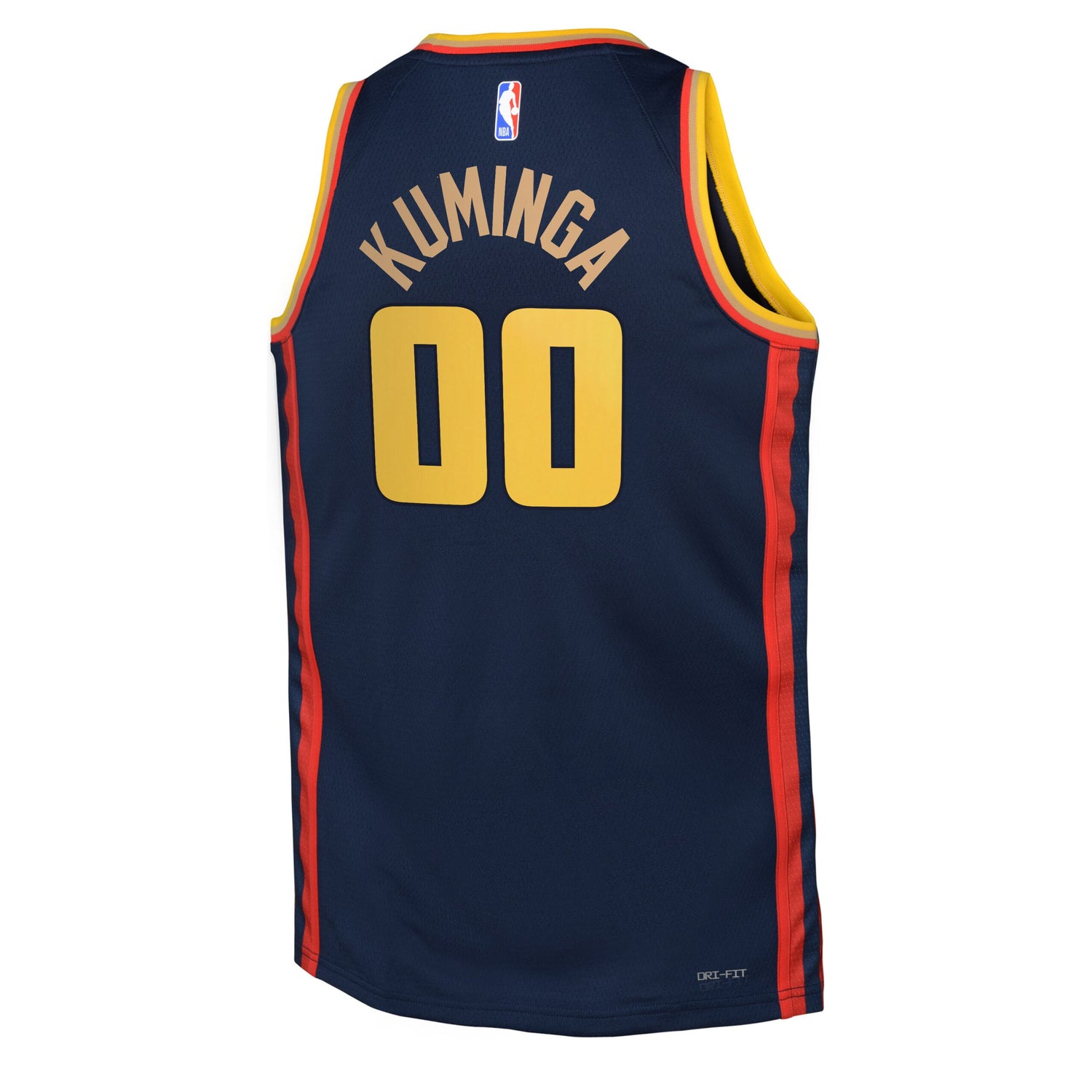 Gs Warriors Kuminga City Edition Jersey (Big Kid)