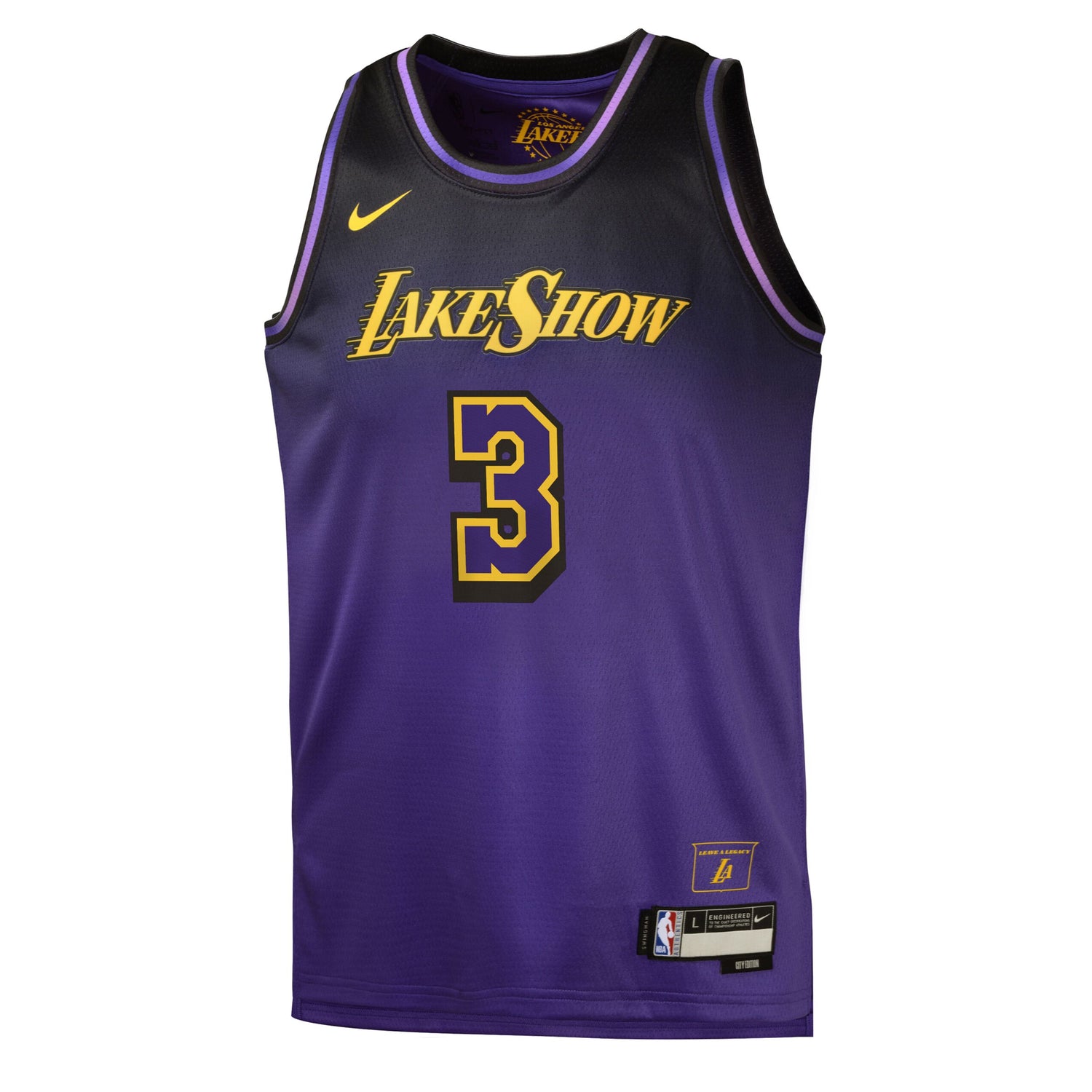 La Lakers Davis City Edition Jersey (Big Kid)