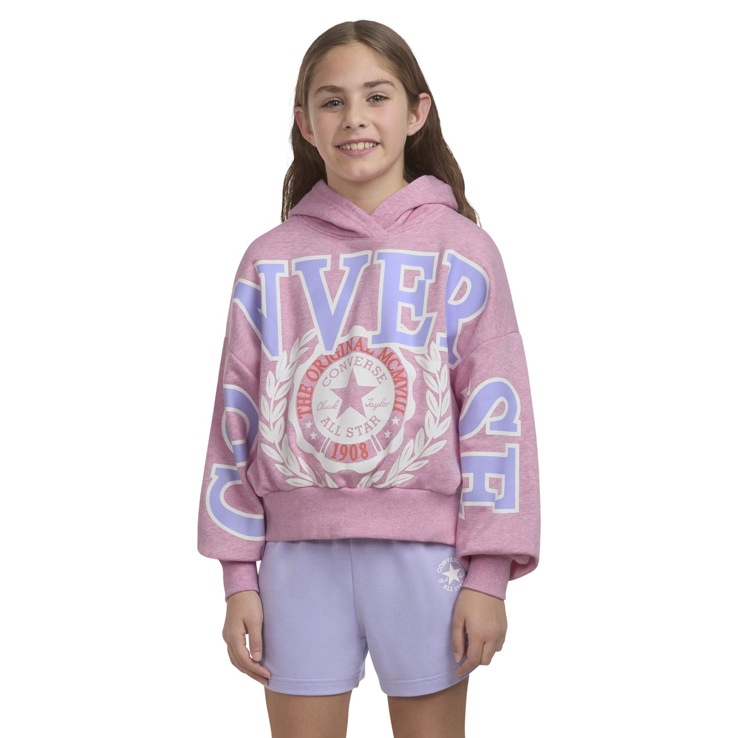 Oversized Varsity Graphic Hoodie (Big Kid)