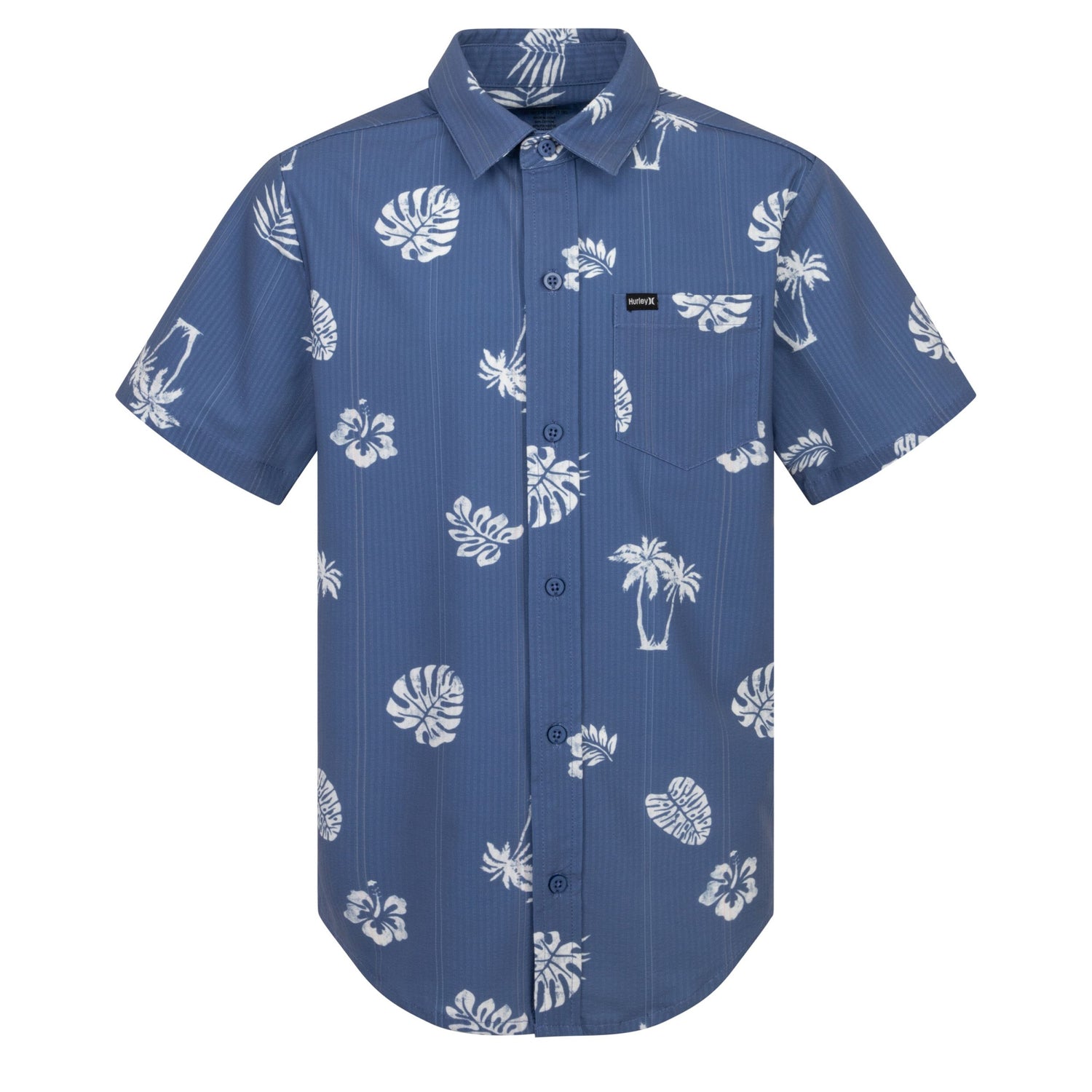 Printed Short Sleeve H20-Dri Woven Shirt (Big Kid)