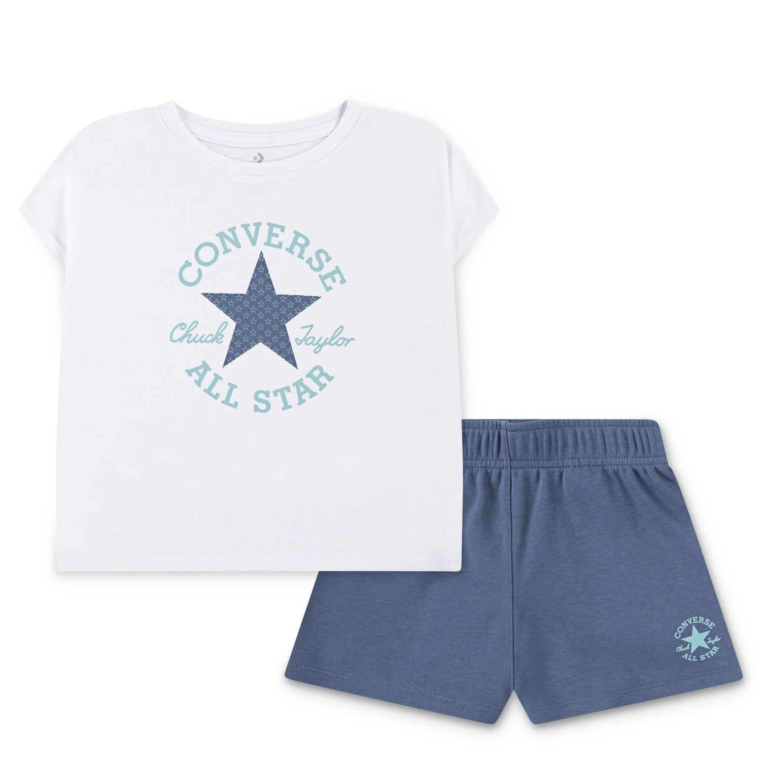 Graphic Boxy Tee And Shorts Set (Big Kid)