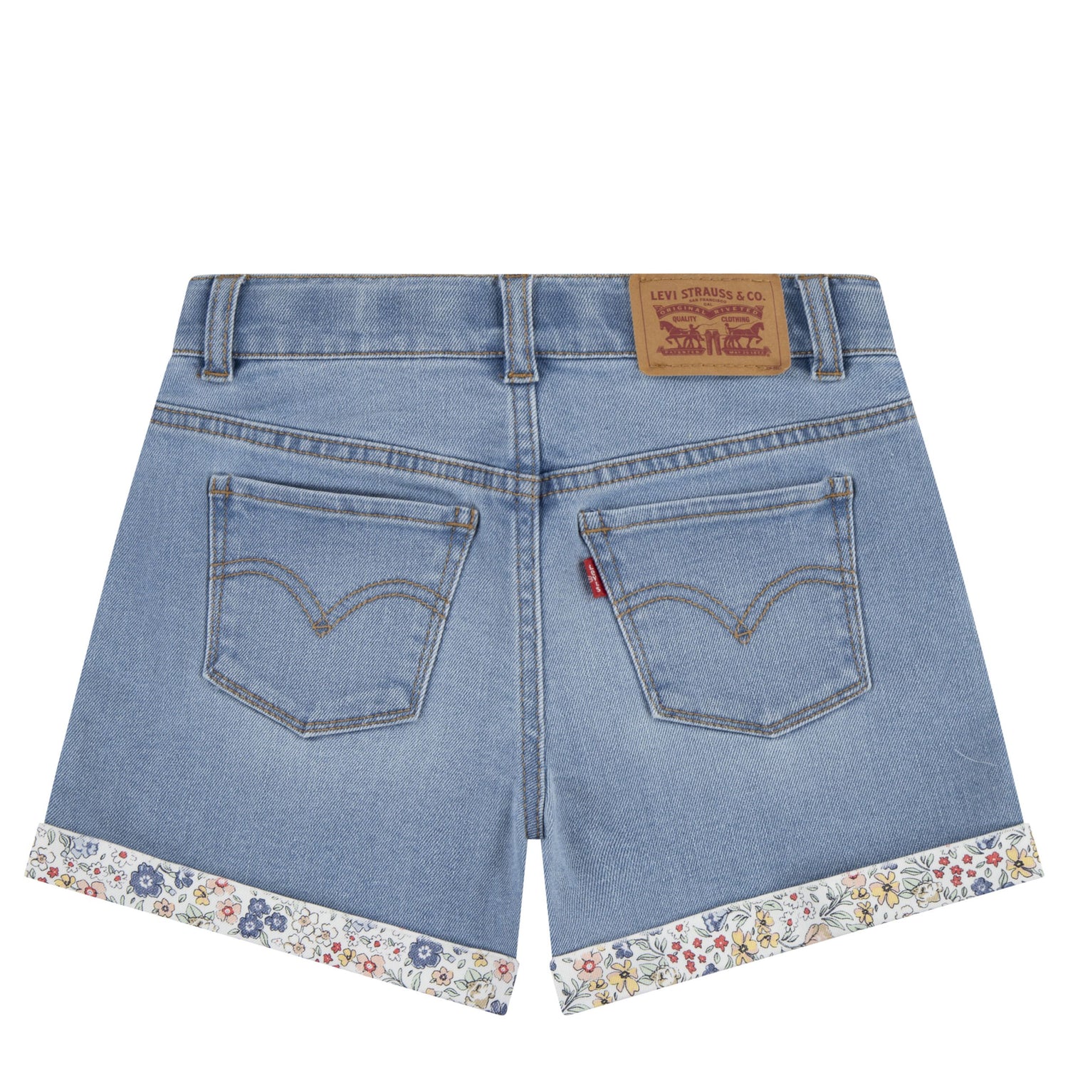 Print Block Mom Shorts (Big Kid)