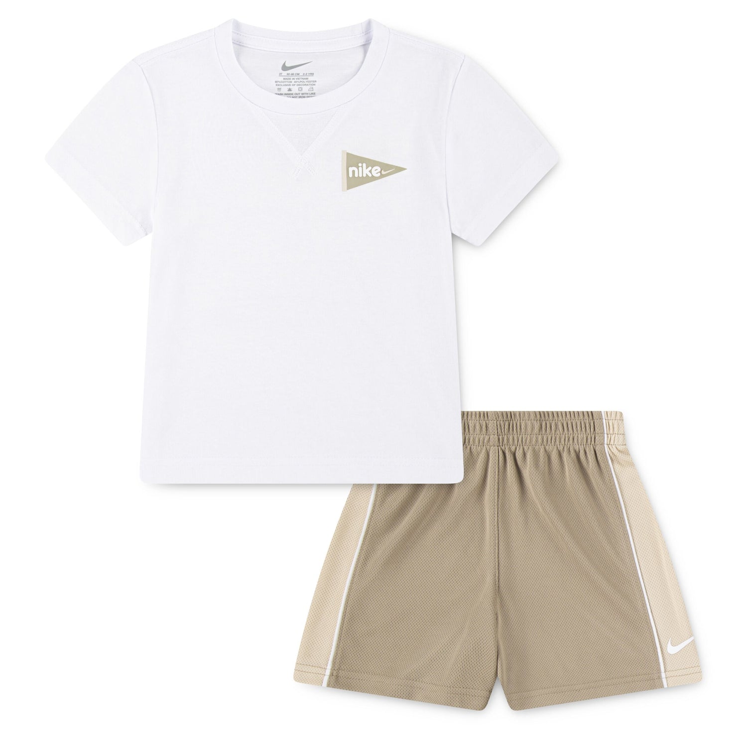 Graphic Tee And Mesh Shorts Set (Toddler)