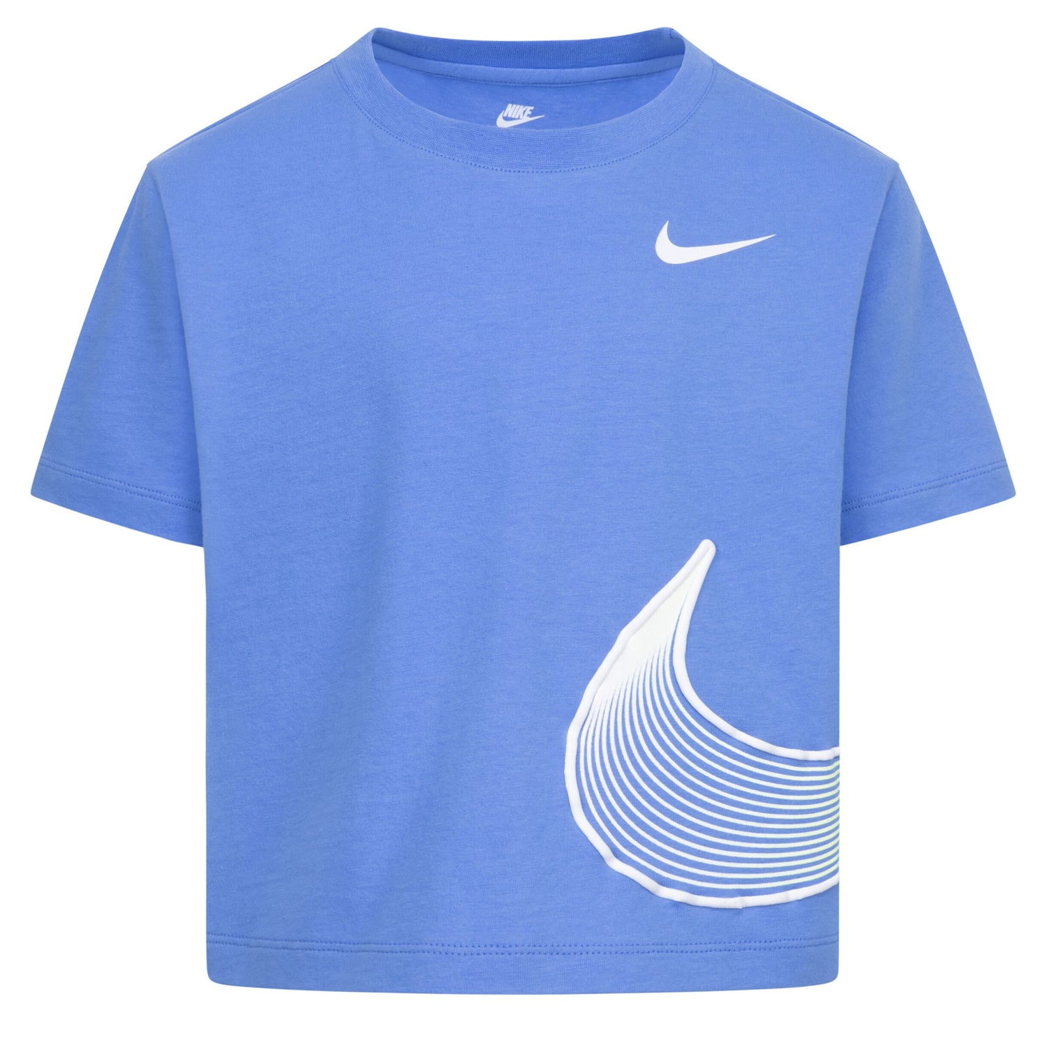 Swoosh Motion Boxy Tee (Little Kid)