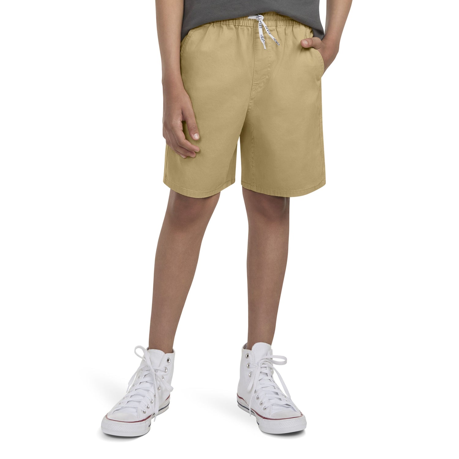 Pull On Woven Shorts (Big Kid)