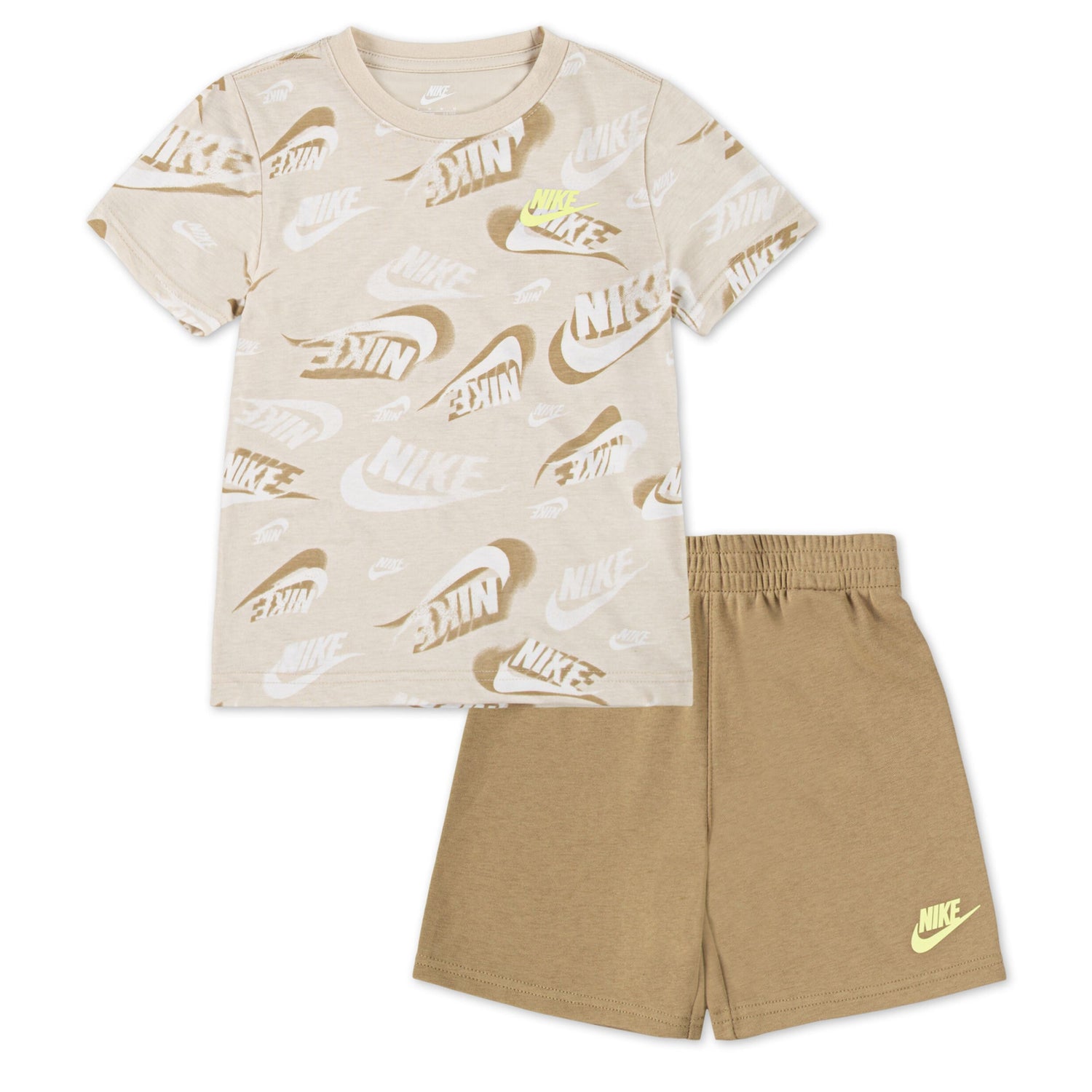 On The Move Print Tee & Short Set (Little Kid)