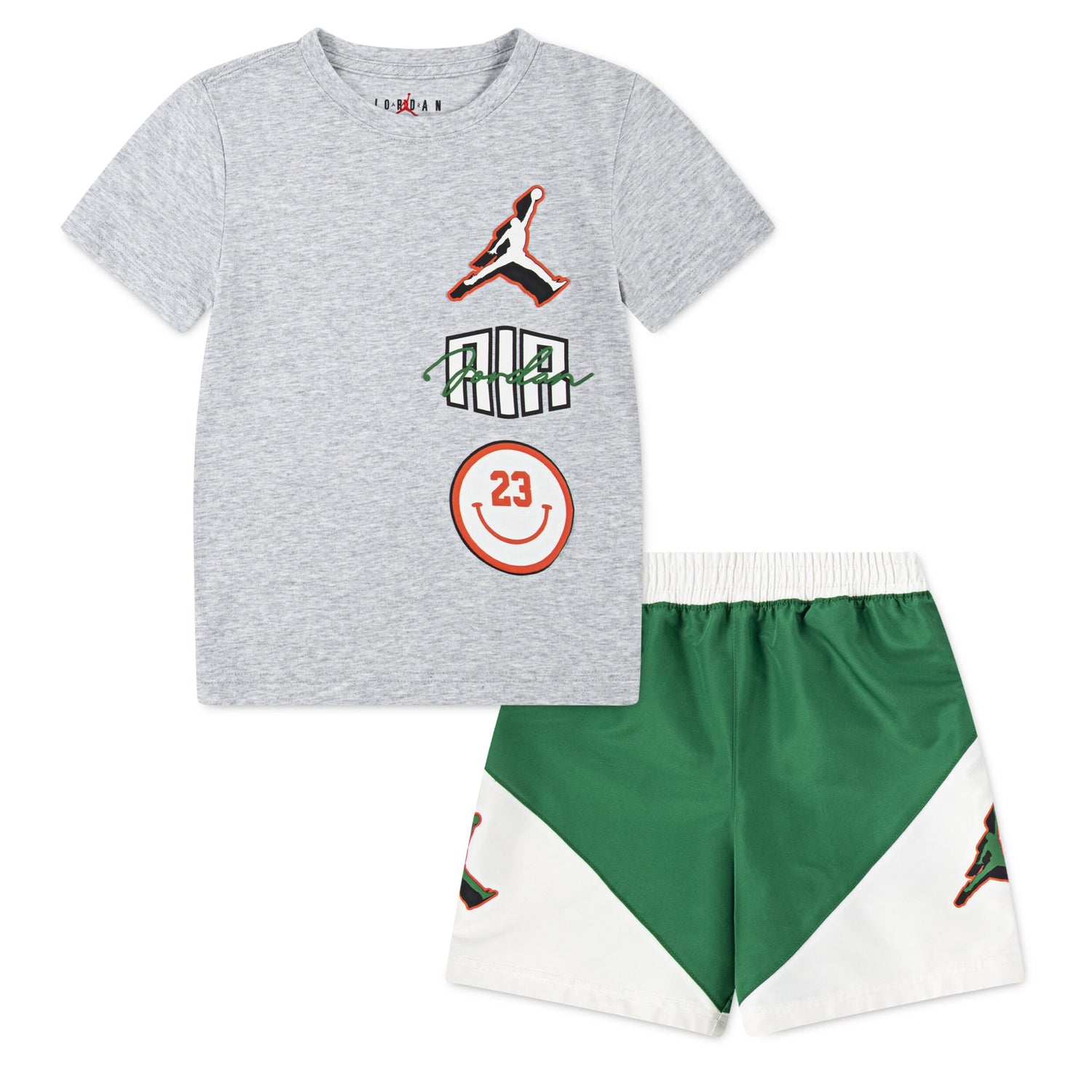 Jumpman Stacked Play Short Set (Little Kid)