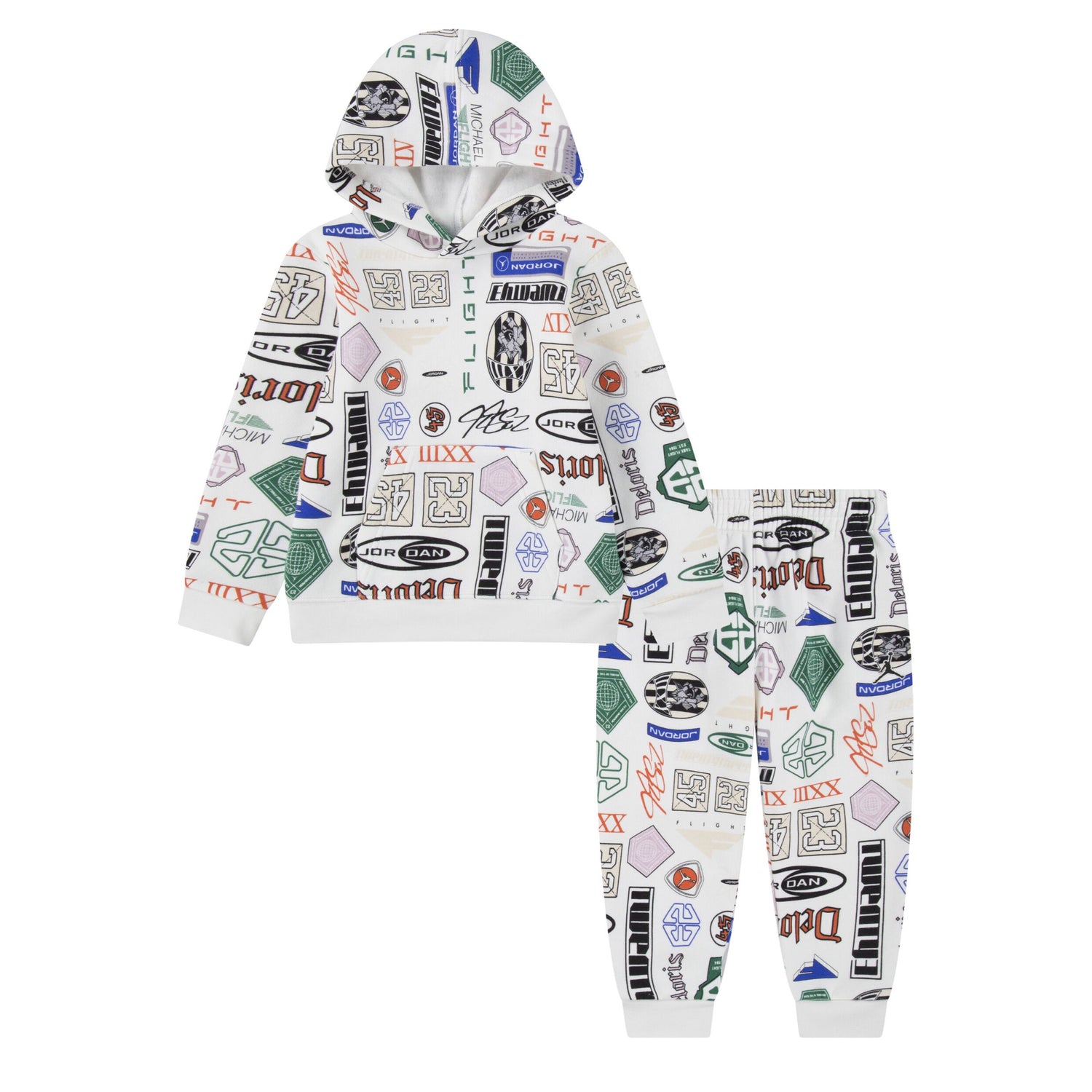 Mj Brooklyn All-Over Print Pullover Set (Toddler)