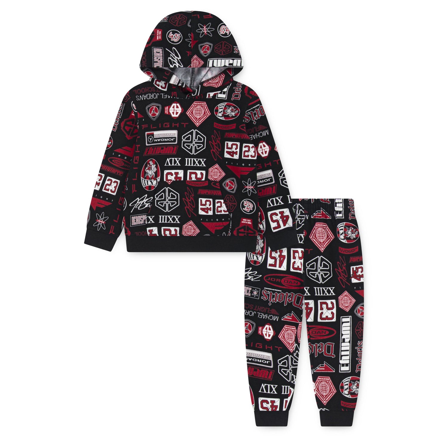 Mj Brooklyn All-Over Print Pullover Set (Toddler)