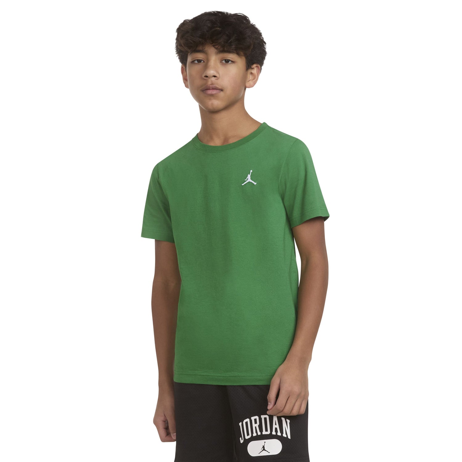 Jumpman Air Embroidered Short Sleeve Tee (Big Kid)