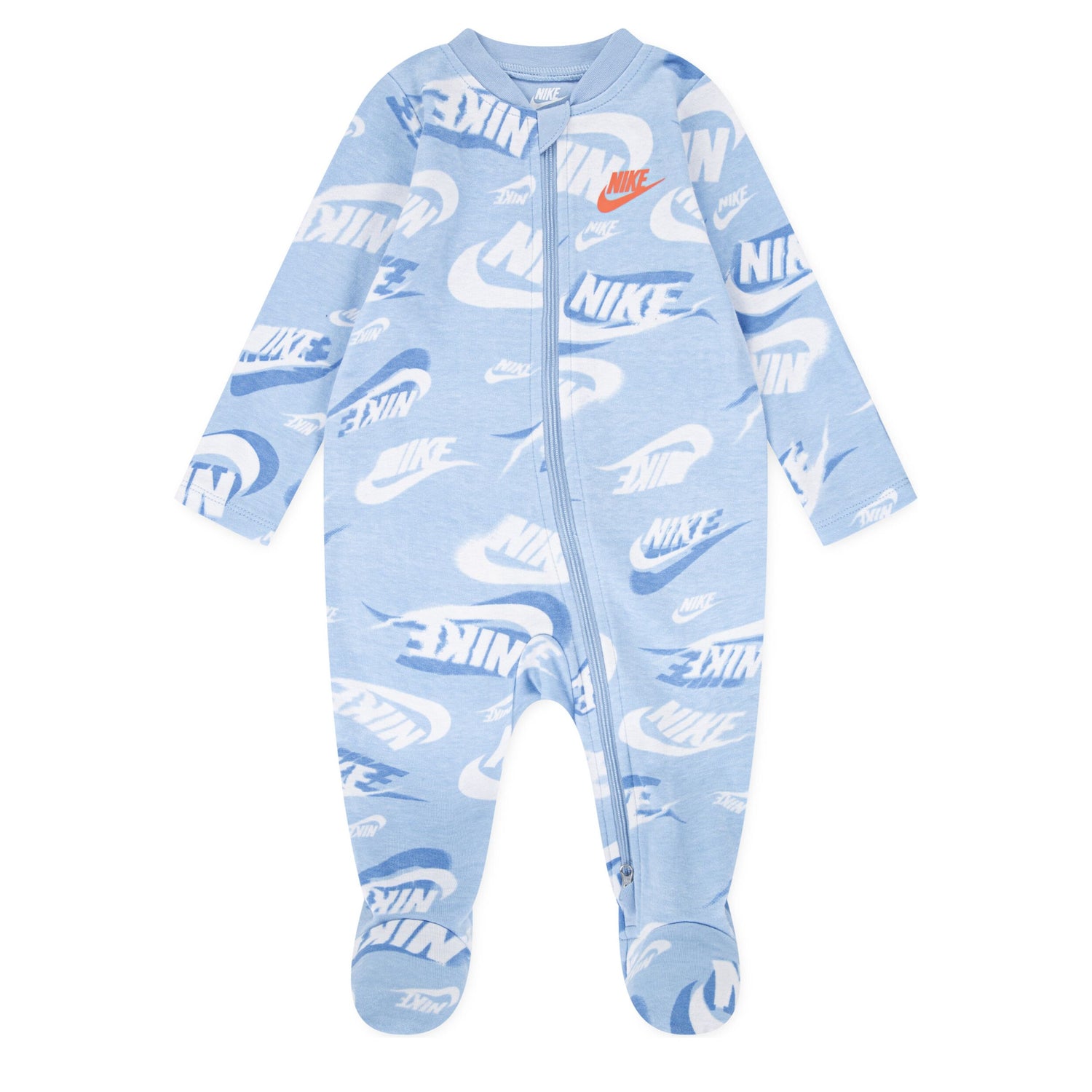 On The Move Allover Print Footed Coverall (Infant)