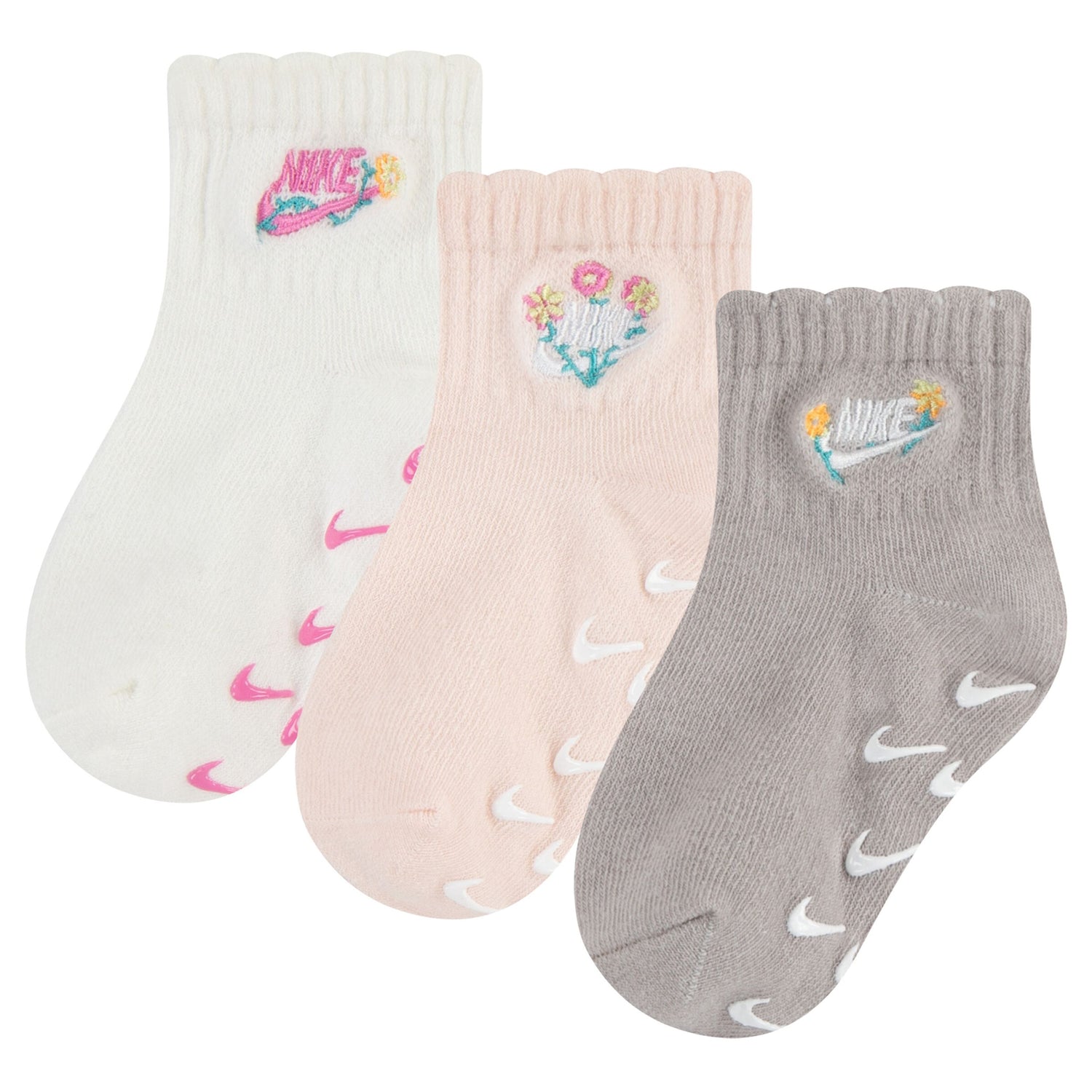 Flow-Ral Gripper Socks 3-Pack (Infant/Toddler)