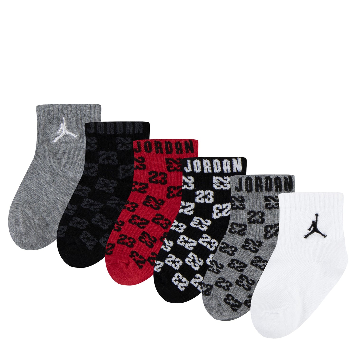 Monogram Socks 6-Pack (Infant/Toddler)