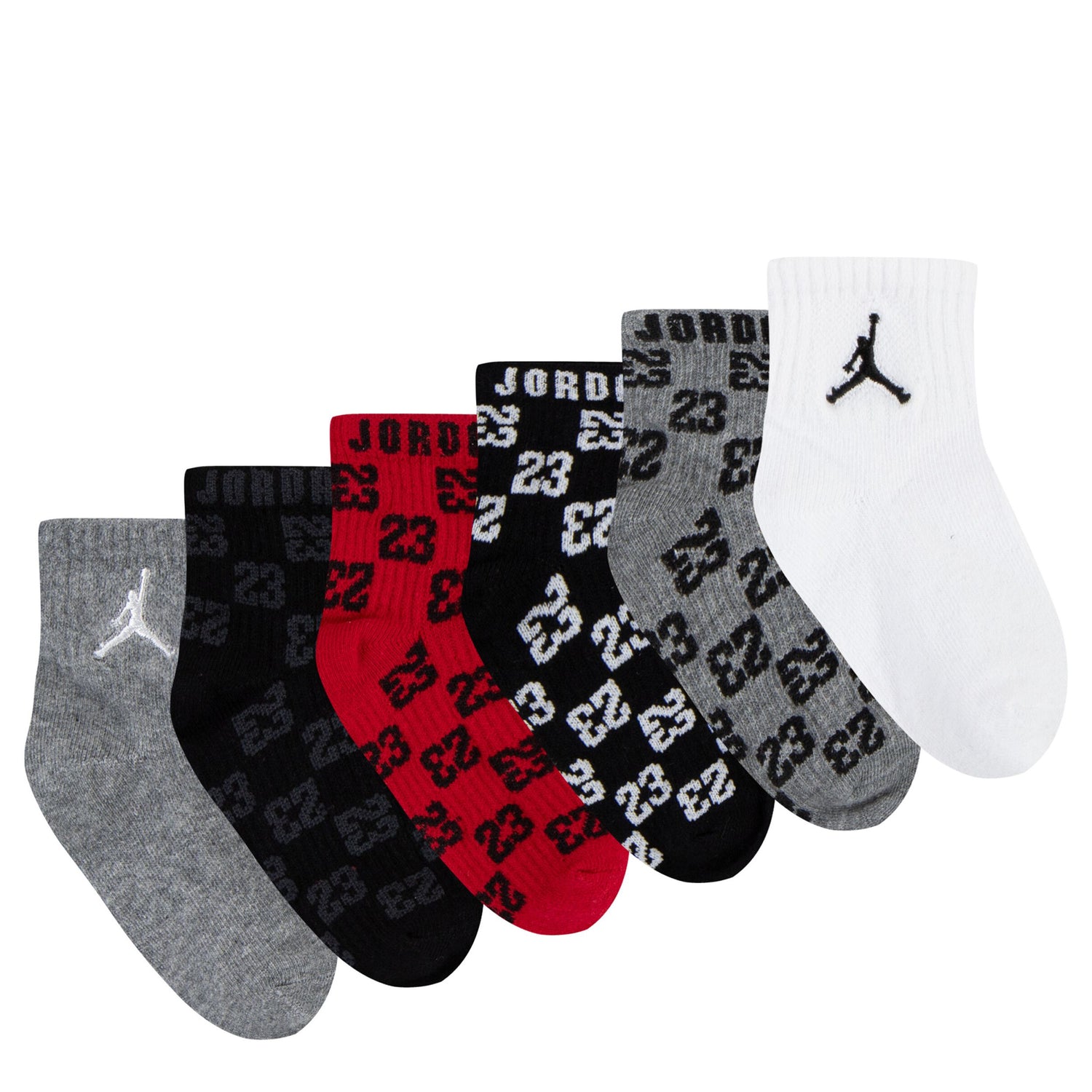 Monogram Socks 6-Pack (Infant/Toddler)