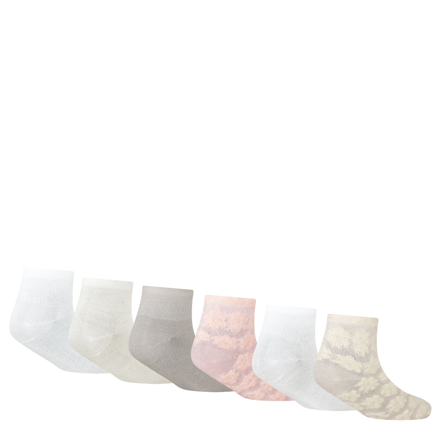 Flow-Ral Ankle Socks 6-Pack (4-5)