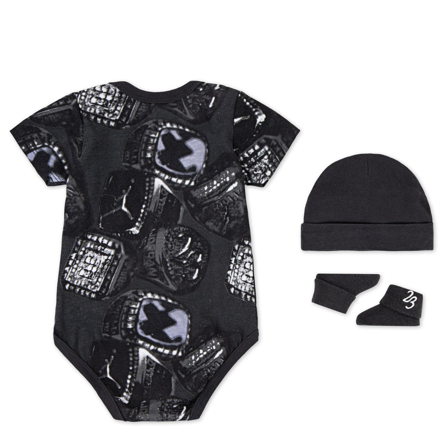 Mvp Rings Bodysuit Hat And Sock Set (Infant)