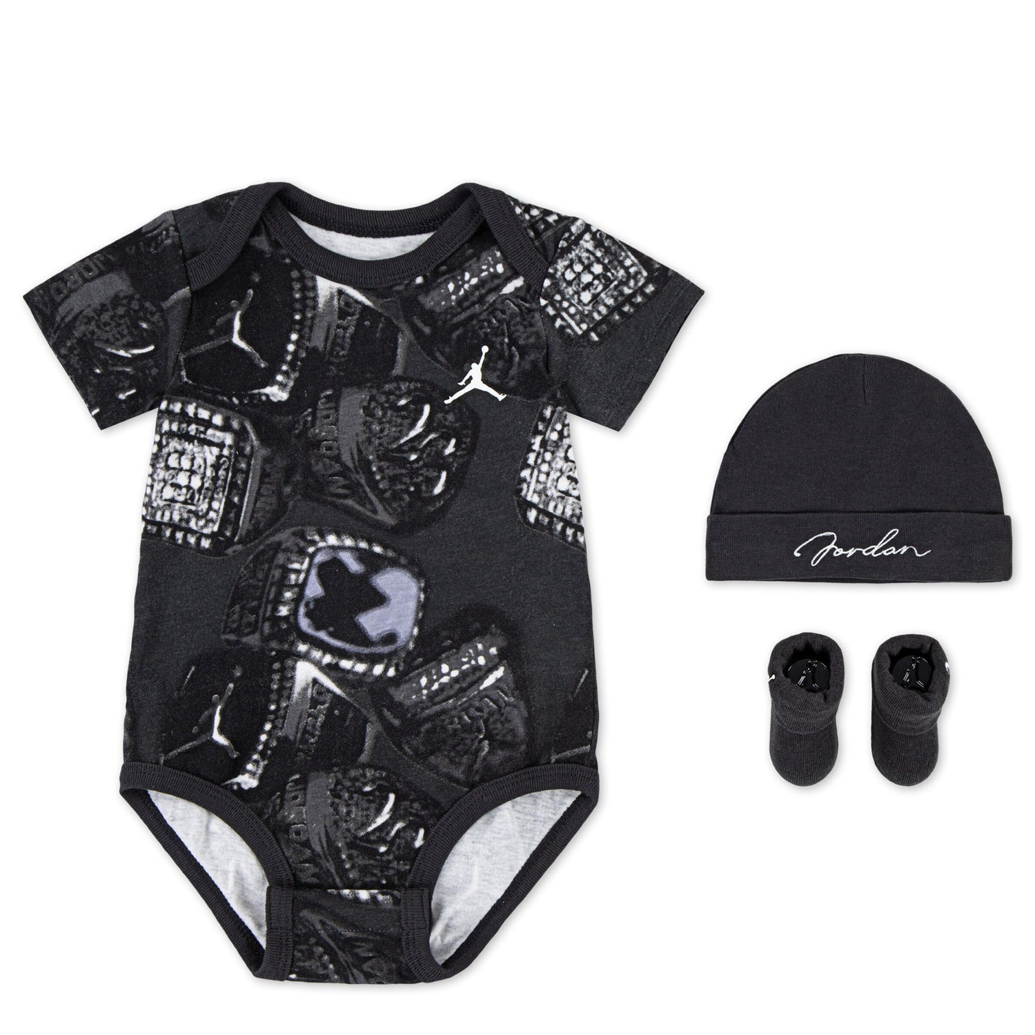 Mvp Rings Bodysuit Hat And Socks Set (Infant)