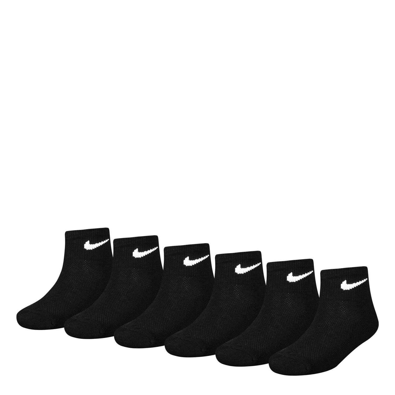 Mesh Cusioned Quarter Sock 6 Pack (Toddler)